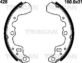 Triscan 8100 69428 - Əyləc Başlığı Dəsti furqanavto.az