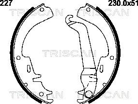 Triscan 8100 16517 - Əyləc Başlığı Dəsti furqanavto.az