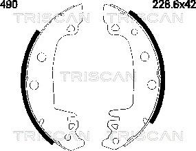 Triscan 8100 10490 - Əyləc Başlığı Dəsti furqanavto.az