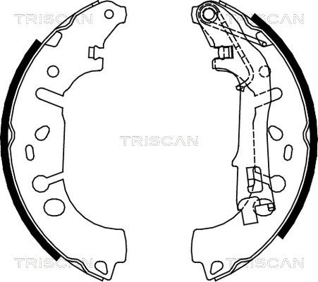 Triscan 8100 10012 - Əyləc Başlığı Dəsti furqanavto.az