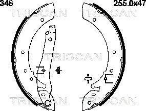 Triscan 8100 10346 - Əyləc Başlığı Dəsti furqanavto.az