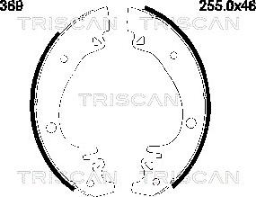 Triscan 8100 10369 - Əyləc Başlığı Dəsti furqanavto.az