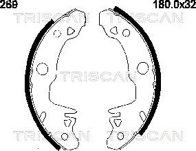 Triscan 8100 10269 - Əyləc Başlığı Dəsti furqanavto.az