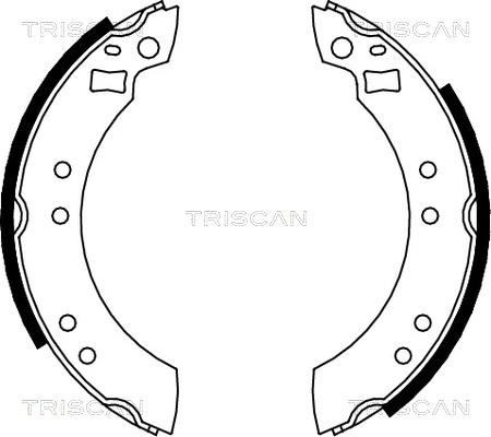 Triscan 8100 10280 - Əyləc Başlığı Dəsti furqanavto.az