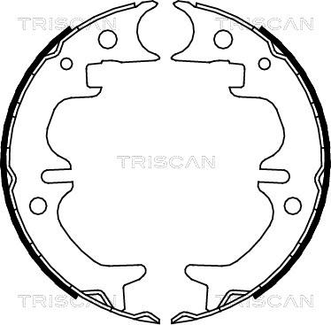 Triscan 8100 13030 - Əyləc başlığı dəsti, dayanacaq əyləci furqanavto.az