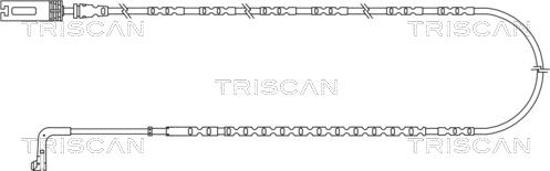 Triscan 8115 11032 - Xəbərdarlıq Kontakt, əyləc padinin aşınması furqanavto.az