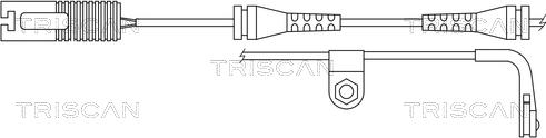 Triscan 8115 11022 - Xəbərdarlıq Kontakt, əyləc padinin aşınması furqanavto.az