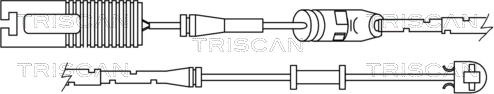 Triscan 8115 17005 - Xəbərdarlıq Kontakt, əyləc padinin aşınması furqanavto.az