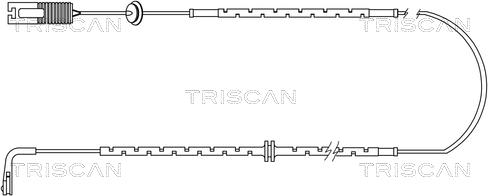 Triscan 8115 17002 - Xəbərdarlıq Kontakt, əyləc padinin aşınması furqanavto.az