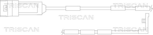 Triscan 8115 24001 - Xəbərdarlıq Kontakt, əyləc padinin aşınması furqanavto.az