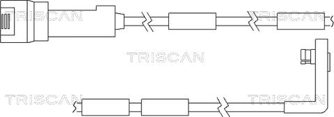 Triscan 8115 24008 - Xəbərdarlıq Kontakt, əyləc padinin aşınması furqanavto.az