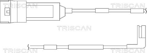 Triscan 8115 24002 - Xəbərdarlıq Kontakt, əyləc padinin aşınması furqanavto.az