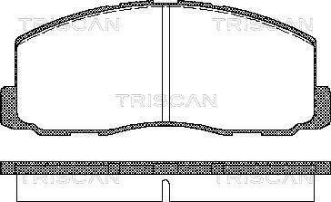 BOSCH 986469550 - Əyləc altlığı dəsti, əyləc diski furqanavto.az