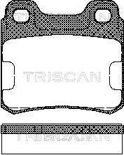 Triscan 8110 65001 - Əyləc altlığı dəsti, əyləc diski furqanavto.az