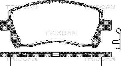 BOSCH 986424700 - Əyləc altlığı dəsti, əyləc diski furqanavto.az