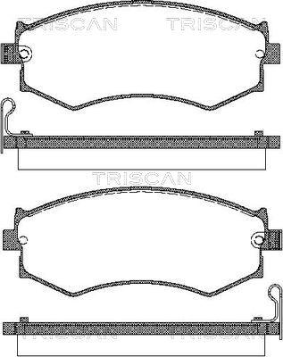 Japanparts JPA-144 - Əyləc altlığı dəsti, əyləc diski furqanavto.az