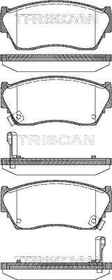 Triscan 8110 14029 - Əyləc altlığı dəsti, əyləc diski furqanavto.az