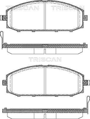 BOSCH 0 986 TB2 790 - Əyləc altlığı dəsti, əyləc diski furqanavto.az