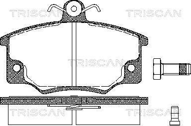 Triscan 8110 15901 - Əyləc altlığı dəsti, əyləc diski furqanavto.az