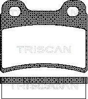 Triscan 8110 16165 - Əyləc altlığı dəsti, əyləc diski furqanavto.az
