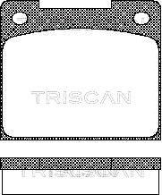 Triscan 8110 10424 - Əyləc altlığı dəsti, əyləc diski furqanavto.az