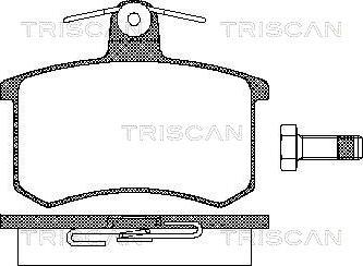 Triscan 8110 10116 - Əyləc altlığı dəsti, əyləc diski www.furqanavto.az