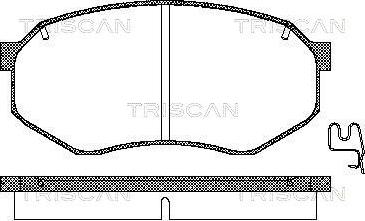 Japanparts JPA-330 - Əyləc altlığı dəsti, əyləc diski furqanavto.az