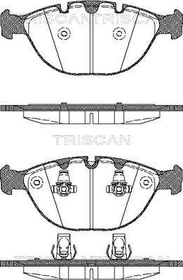 Triscan 8110 11011 - Əyləc altlığı dəsti, əyləc diski furqanavto.az