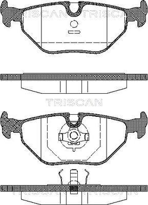 Triscan 8110 11899 - Əyləc altlığı dəsti, əyləc diski furqanavto.az