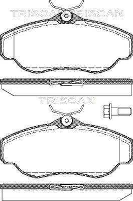 Budweg Caliper 521156 - Əyləc altlığı dəsti, əyləc diski furqanavto.az