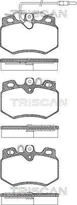 Triscan 8110 28850 - Əyləc altlığı dəsti, əyləc diski furqanavto.az