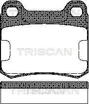 Triscan 8110 23995 - Əyləc altlığı dəsti, əyləc diski furqanavto.az