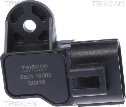Triscan 8824 16009 - Sensor, suqəbuledici manifold təzyiqi furqanavto.az