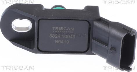 Triscan 8824 10049 - Sensor, suqəbuledici manifold təzyiqi furqanavto.az