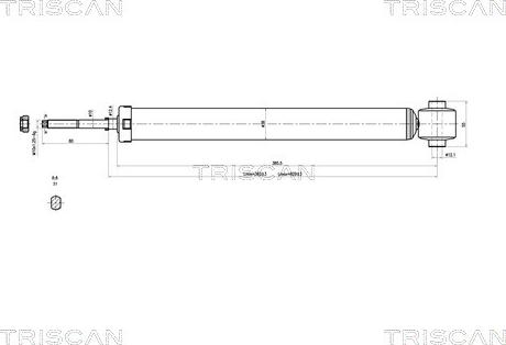 Triscan 8705 43201 - Amortizator www.furqanavto.az