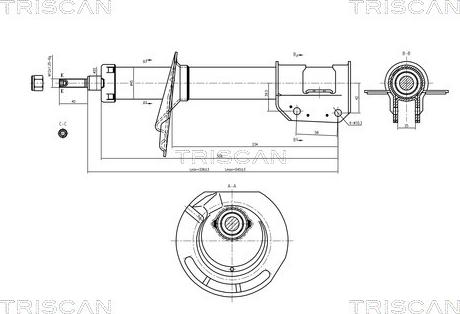 Triscan 8705 15101 - Amortizator furqanavto.az