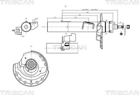 Triscan 8705 16104 - Amortizator furqanavto.az