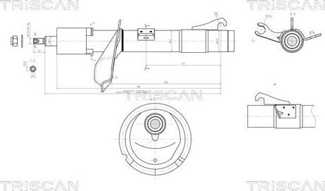 Triscan 8705 16101 - Amortizator furqanavto.az