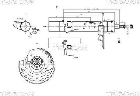 Triscan 8705 16103 - Amortizator furqanavto.az