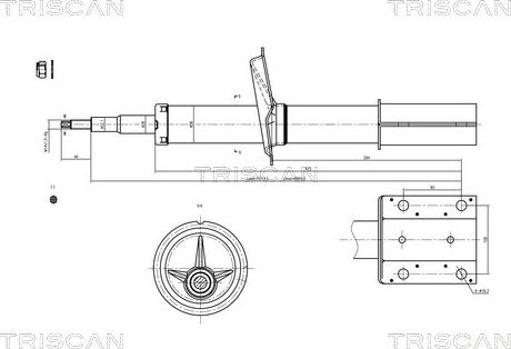 Triscan 8705 10102 - Amortizator furqanavto.az