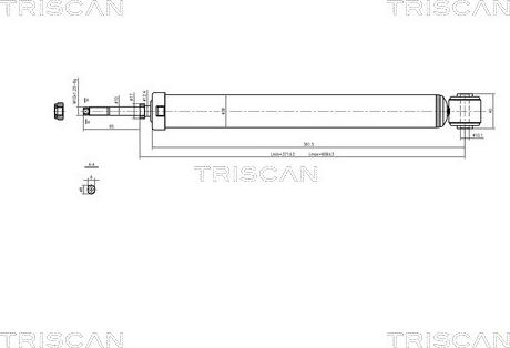 Triscan 8705 10204 - Amortizator furqanavto.az