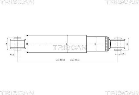 Triscan 8705 10205 - Amortizator furqanavto.az