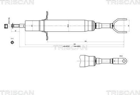 Triscan 8705 29108 - Amortizator furqanavto.az