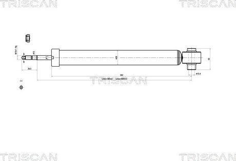 Triscan 8705 29205 - Amortizator furqanavto.az