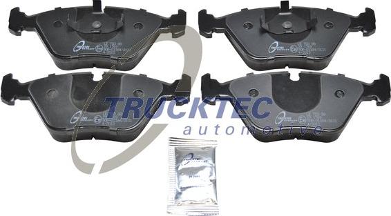 Trucktec Automotive 08.34.098 - Əyləc altlığı dəsti, əyləc diski furqanavto.az