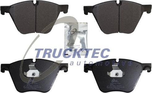 Trucktec Automotive 08.34.190 - Əyləc altlığı dəsti, əyləc diski furqanavto.az