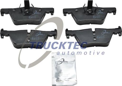 Trucktec Automotive 08.34.155 - Əyləc altlığı dəsti, əyləc diski furqanavto.az