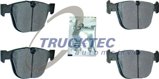 Trucktec Automotive 08.34.178 - Əyləc altlığı dəsti, əyləc diski furqanavto.az