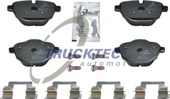 Trucktec Automotive 08.35.049 - Əyləc altlığı dəsti, əyləc diski furqanavto.az