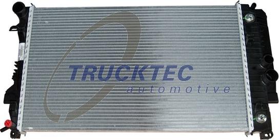 Trucktec Automotive 02.40.206 - Radiator, mühərrikin soyudulması www.furqanavto.az